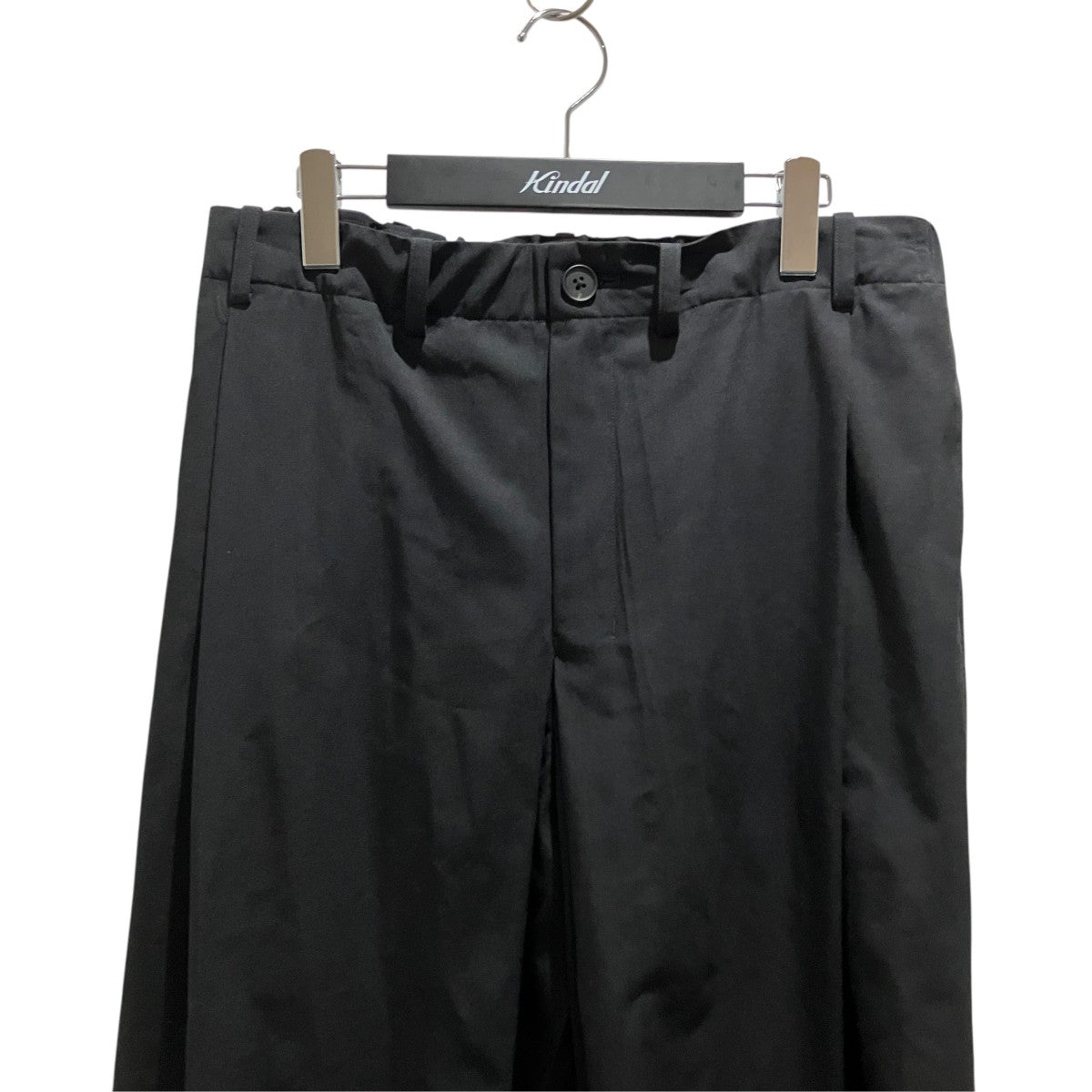 26SS【Draping Crotch Box Pleats 1Tuck Trousers】ワイドパンツN-26S-055