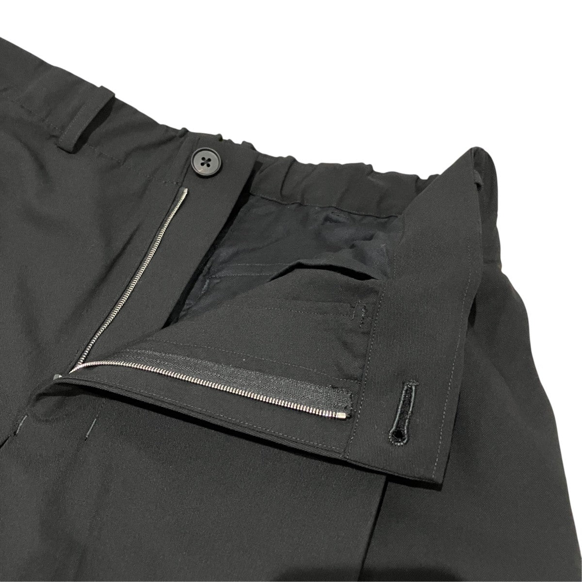 26SS【Draping Crotch Box Pleats 1Tuck Trousers】ワイドパンツN-26S-055