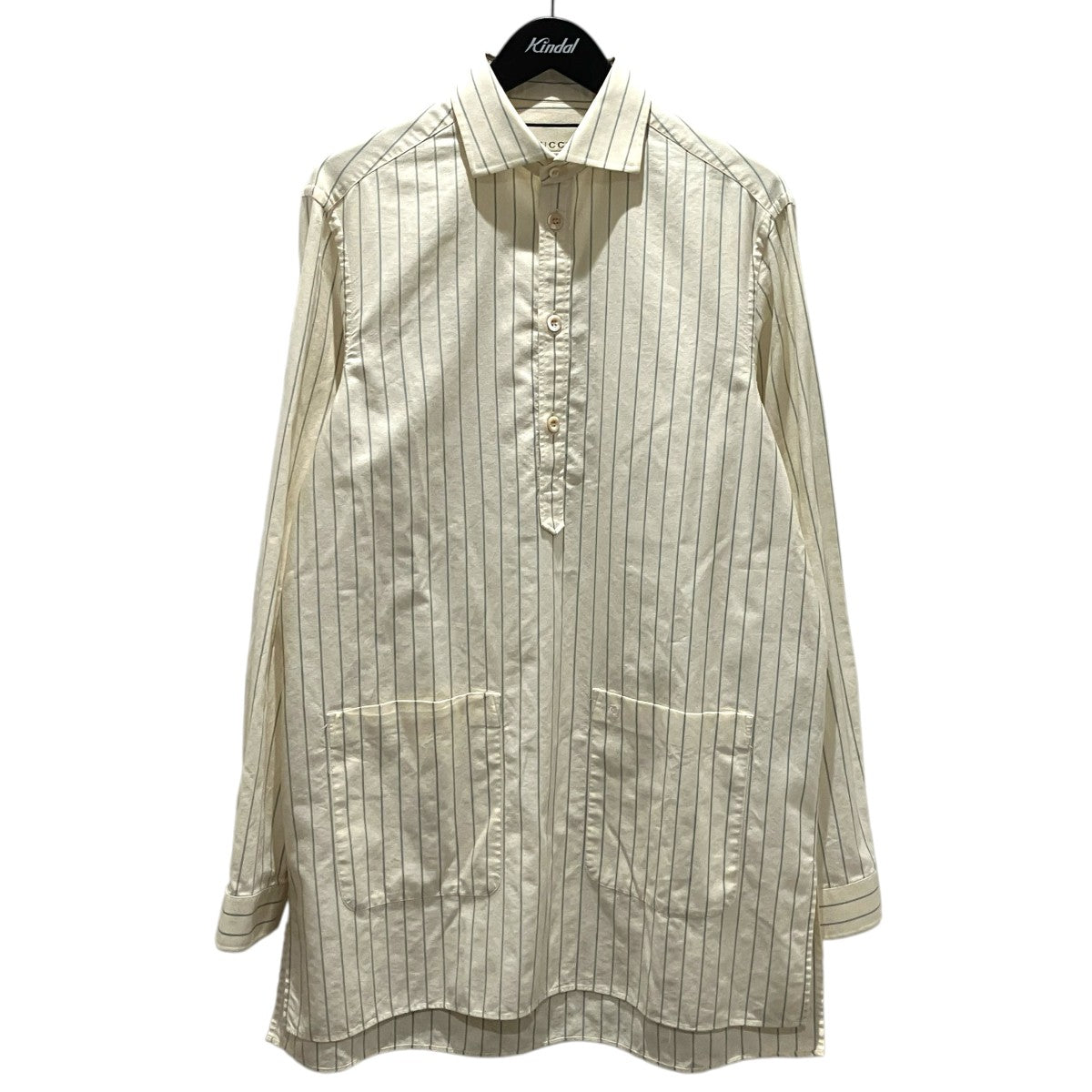GUCCI ストライププルオーバーシャツ595975 古着・中古-1枚目のアイテム画像