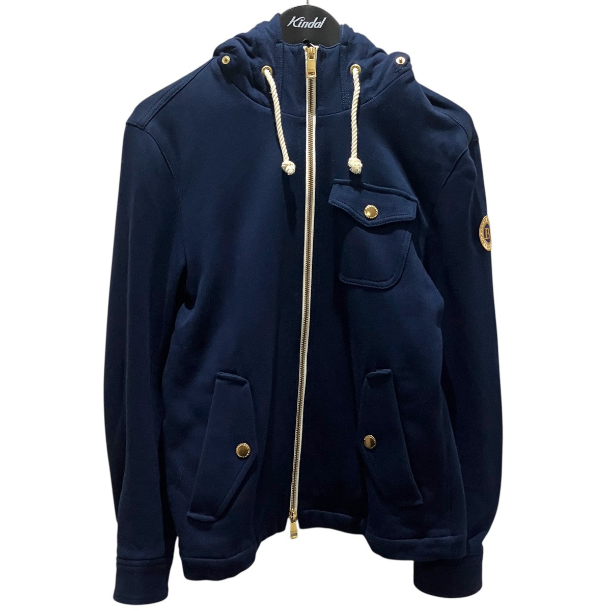 BURBERRY BLACK LABEL ジップパーカーD1F06-805-28 古着・中古-1枚目のアイテム画像