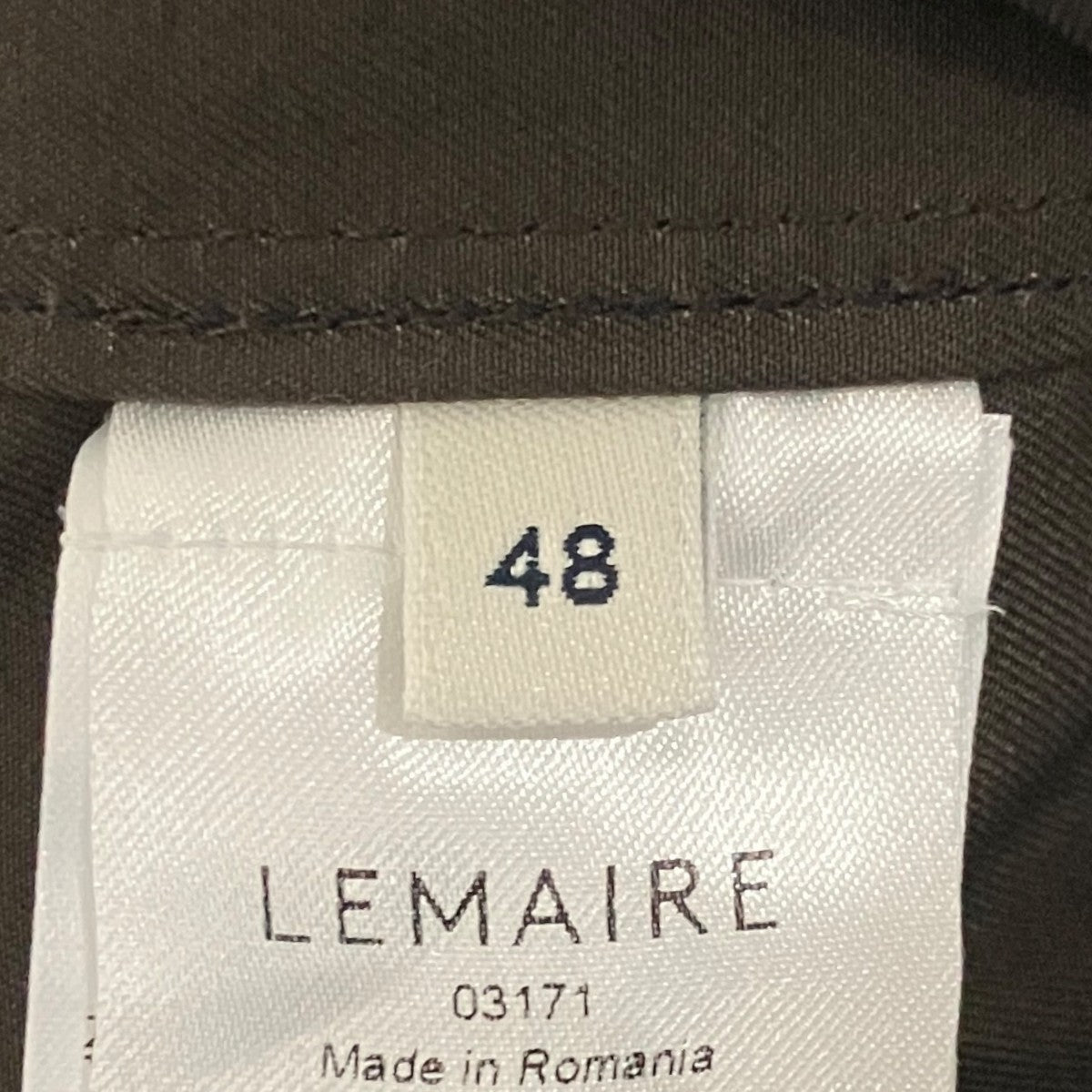 LEMAIRE ヘビーコットンツイルスタンドカラージャケットJA1105 LF1531 古着・中古-6枚目のアイテム画像