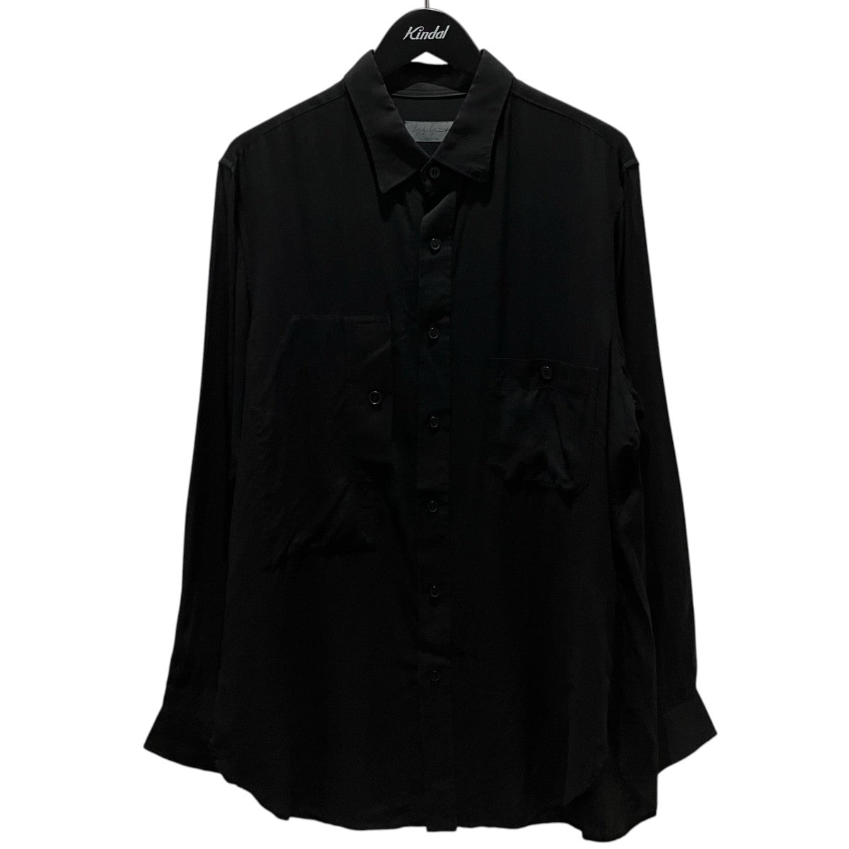 Yohji Yamamoto pour homme セルロース長袖シャツHZ-B22-212 古着・中古-1枚目のアイテム画像