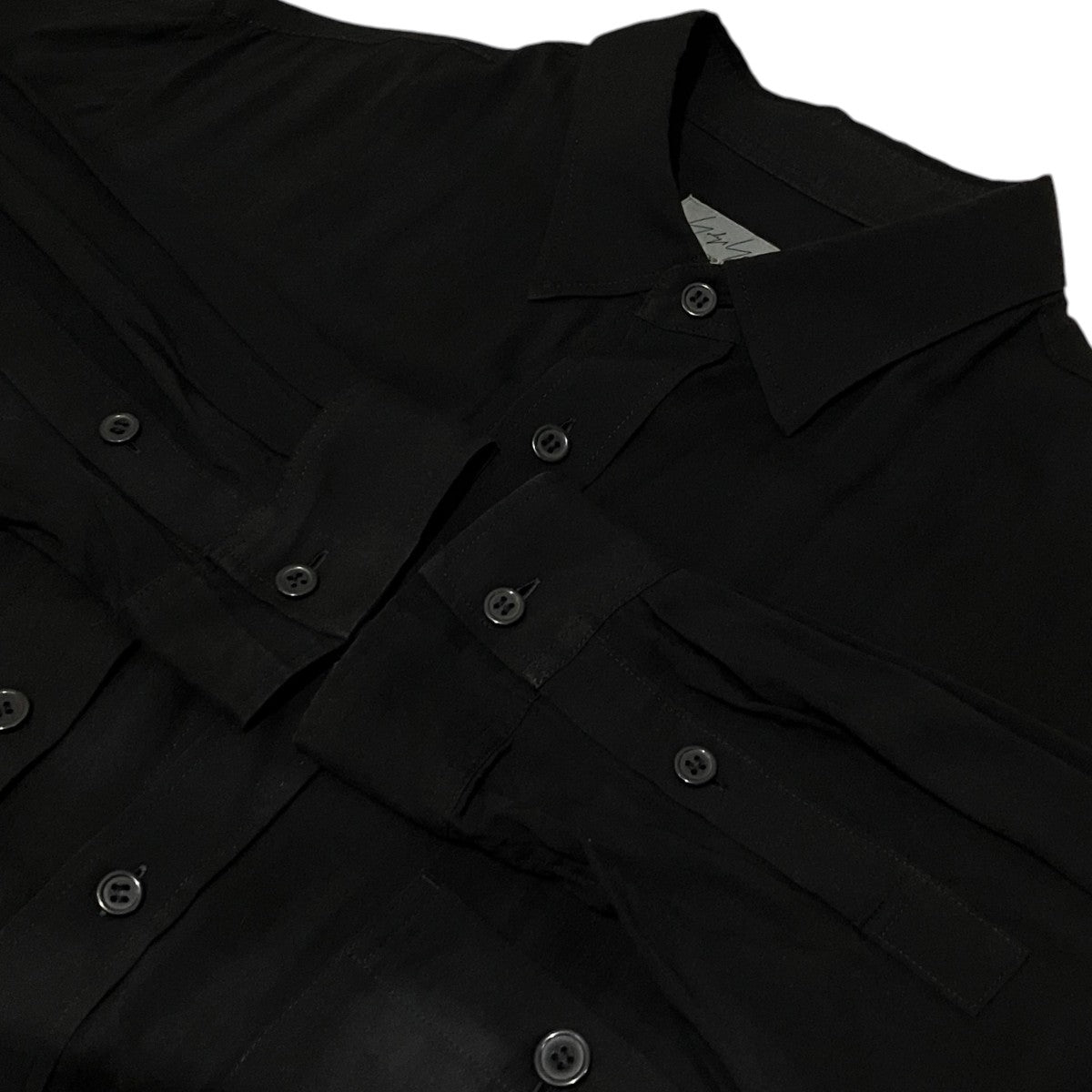 Yohji Yamamoto pour homme セルロース長袖シャツHZ-B22-212 古着・中古-5枚目のアイテム画像