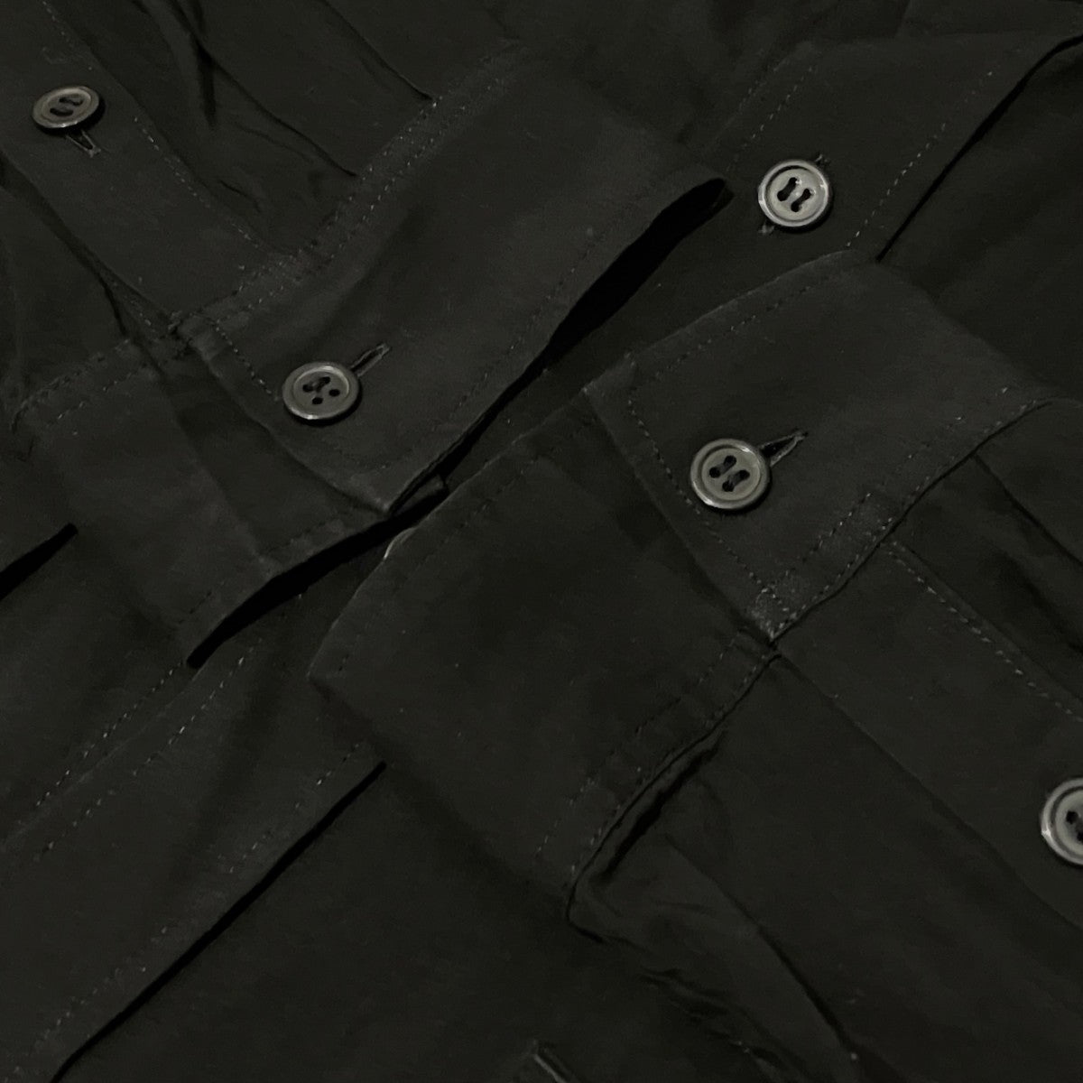 Yohji Yamamoto pour homme セルロース長袖シャツHZ-B22-212 古着・中古-7枚目のアイテム画像