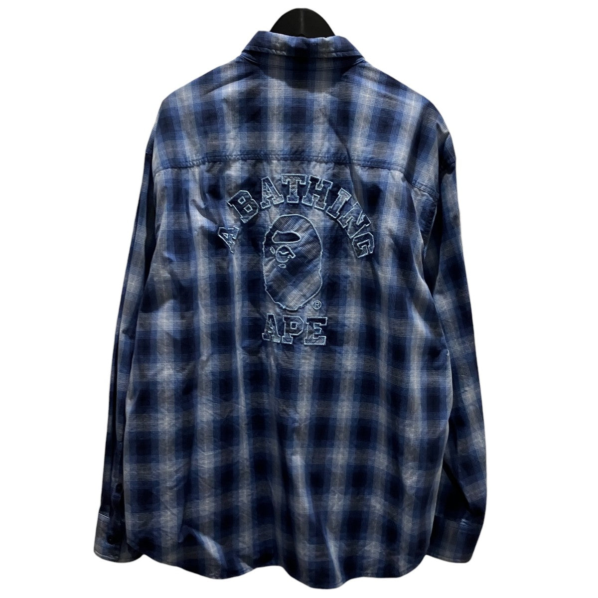 A BATHING APE チェックシャツ001SHL301005M 古着・中古-2枚目のアイテム画像