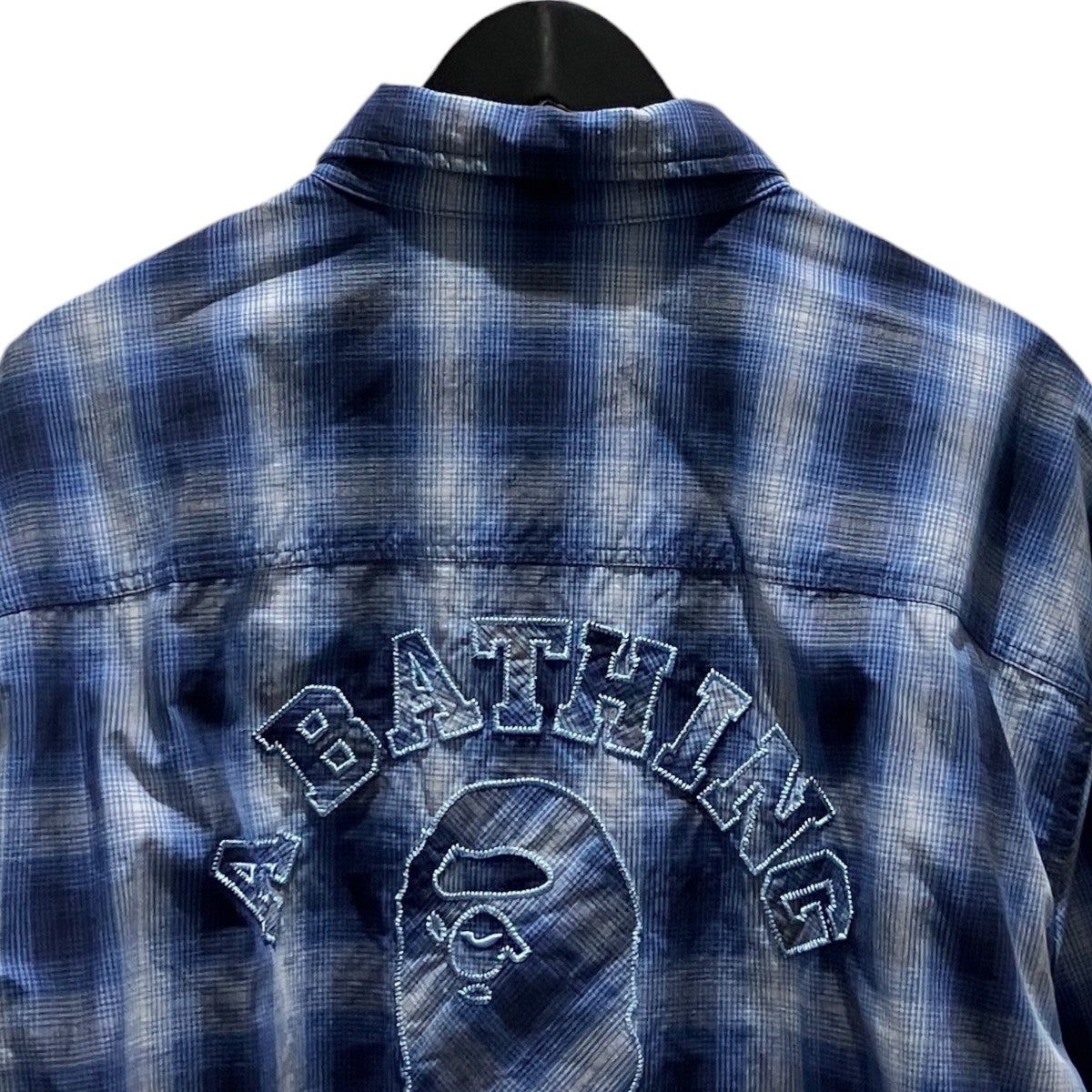 A BATHING APE チェックシャツ001SHL301005M 古着・中古-3枚目のアイテム画像