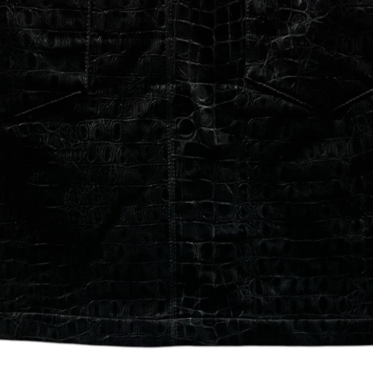 KUME 【Faux Crocodile Mini Skirt】ミニスカート 古着・中古-4枚目のアイテム画像