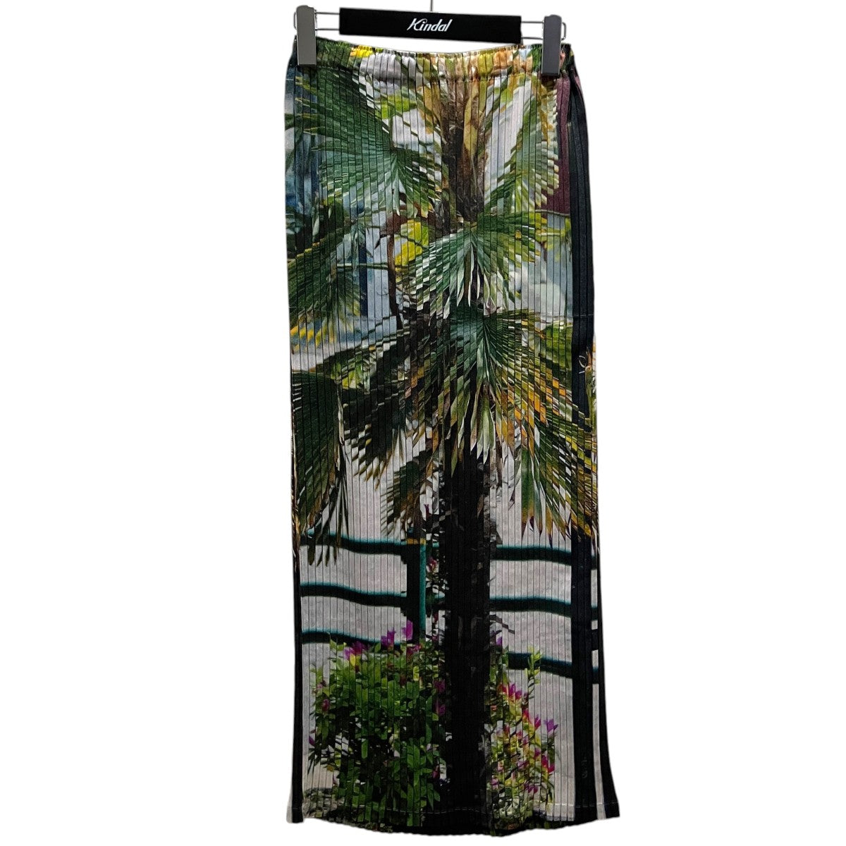 ISSEY MIYAKE 【URBAN JUNGLE PLEATS Skirt】総柄プリーツスカートIM61FG636 古着・中古-1枚目のアイテム画像