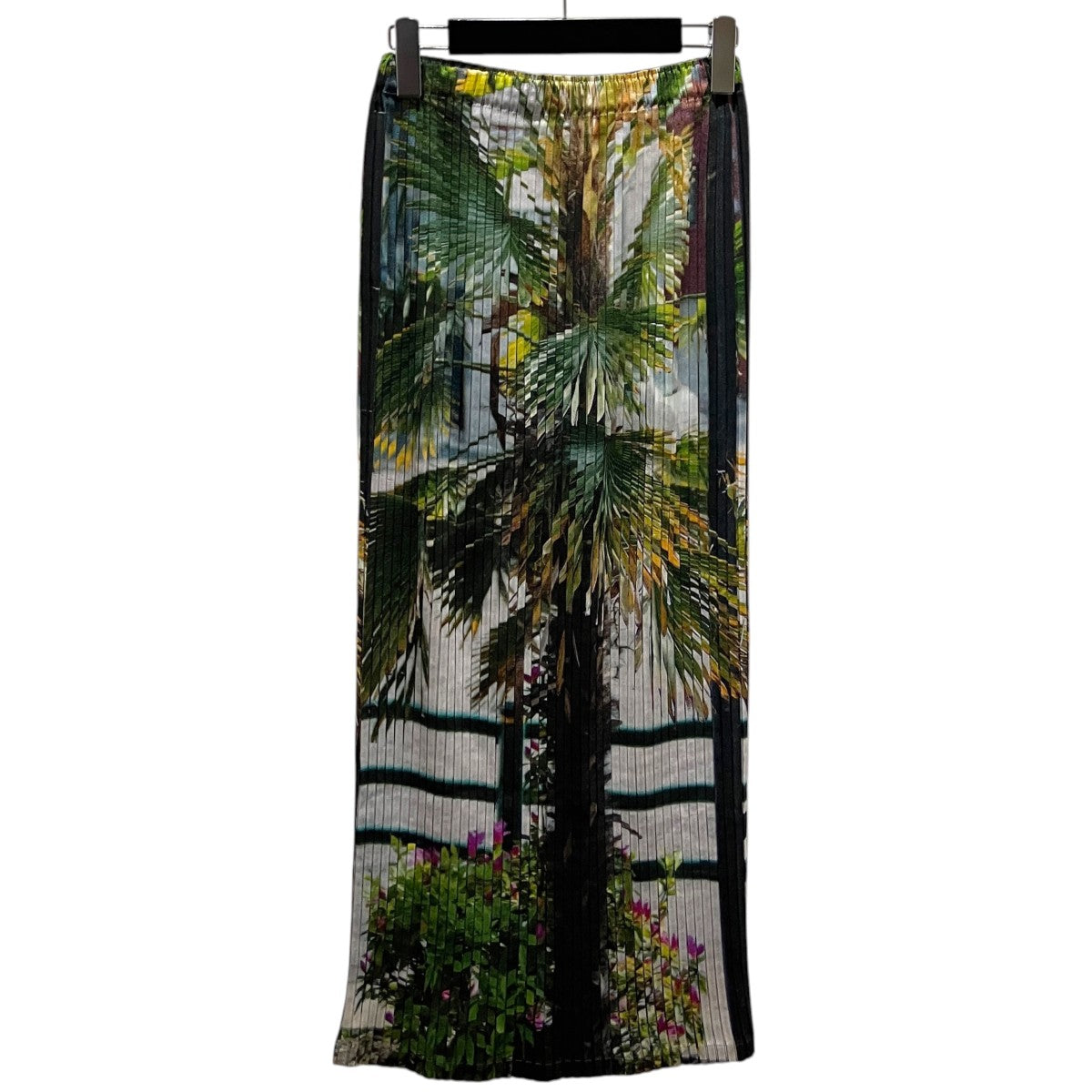 ISSEY MIYAKE 【URBAN JUNGLE PLEATS Skirt】総柄プリーツスカートIM61FG636 古着・中古-2枚目のアイテム画像