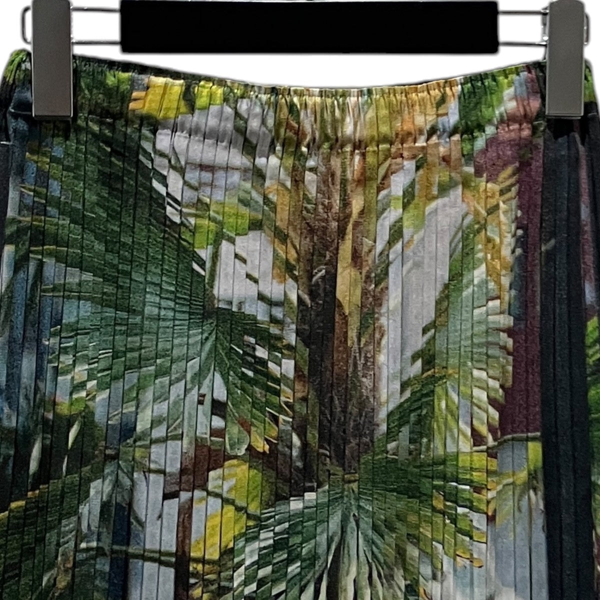 ISSEY MIYAKE 【URBAN JUNGLE PLEATS Skirt】総柄プリーツスカートIM61FG636 古着・中古-3枚目のアイテム画像