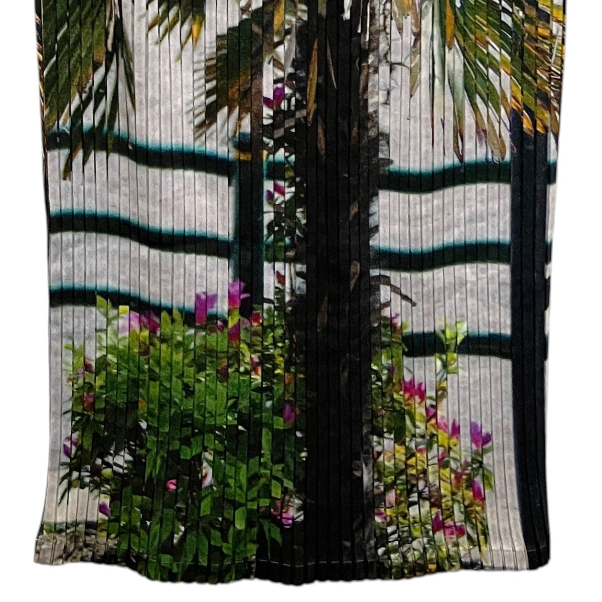 ISSEY MIYAKE 【URBAN JUNGLE PLEATS Skirt】総柄プリーツスカートIM61FG636 古着・中古-4枚目のアイテム画像