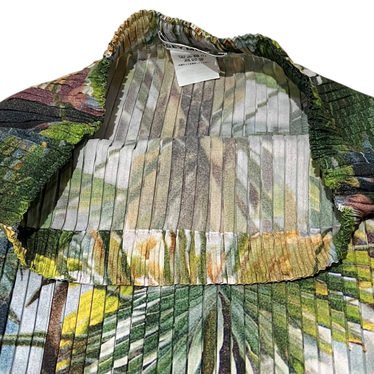 ISSEY MIYAKE 【URBAN JUNGLE PLEATS Skirt】総柄プリーツスカートIM61FG636 古着・中古-5枚目のアイテム画像