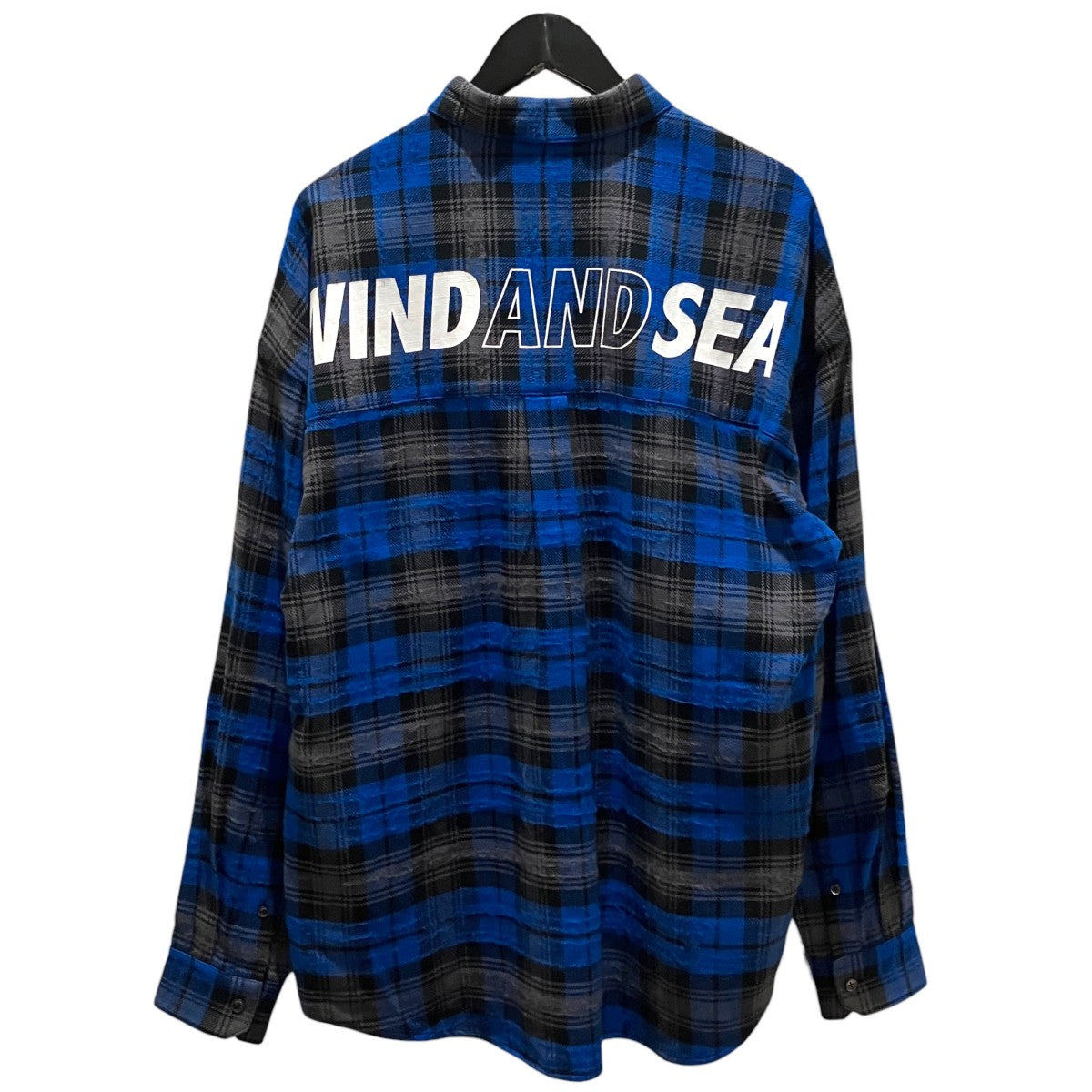 WIND AND SEA チェックシャツWD5-O-CLN-26-Q3-SH-03 古着・中古-2枚目のアイテム画像
