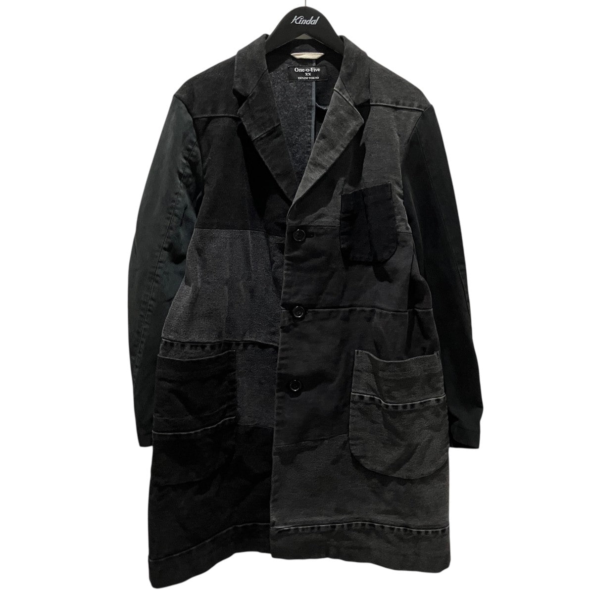 ONE-O-FIVE デニムリメイクコート 古着・中古-1枚目のアイテム画像