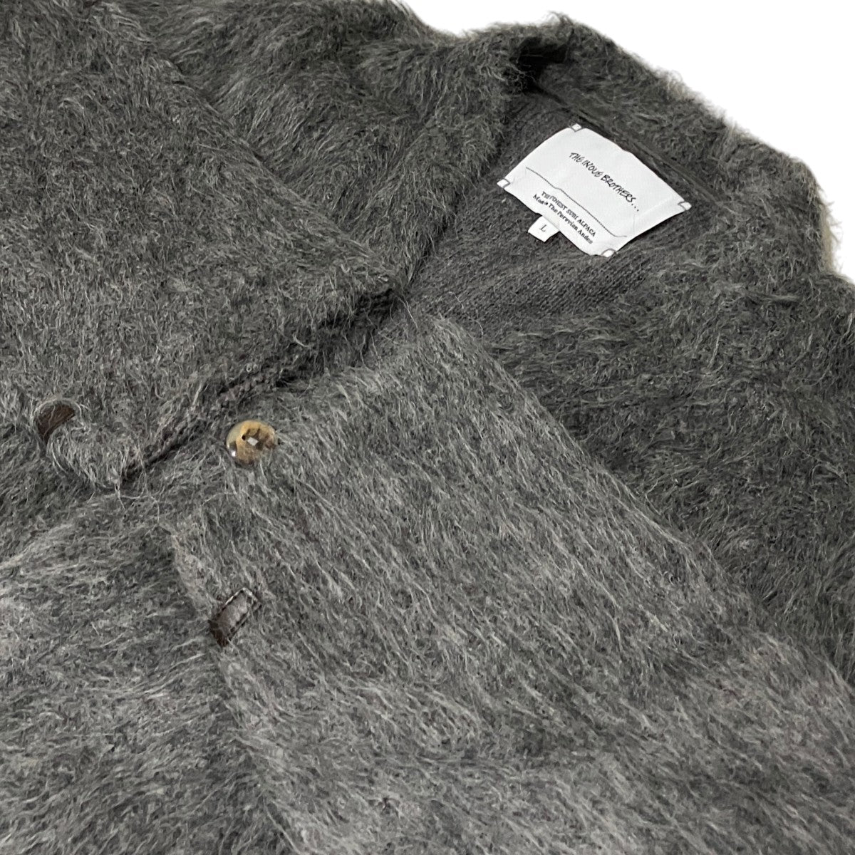 THE INOUE BROTHERS 【KNIT7 5-SURI-COTTON-CARDIGAN】コットンカーディガン 古着・中古-5枚目のアイテム画像