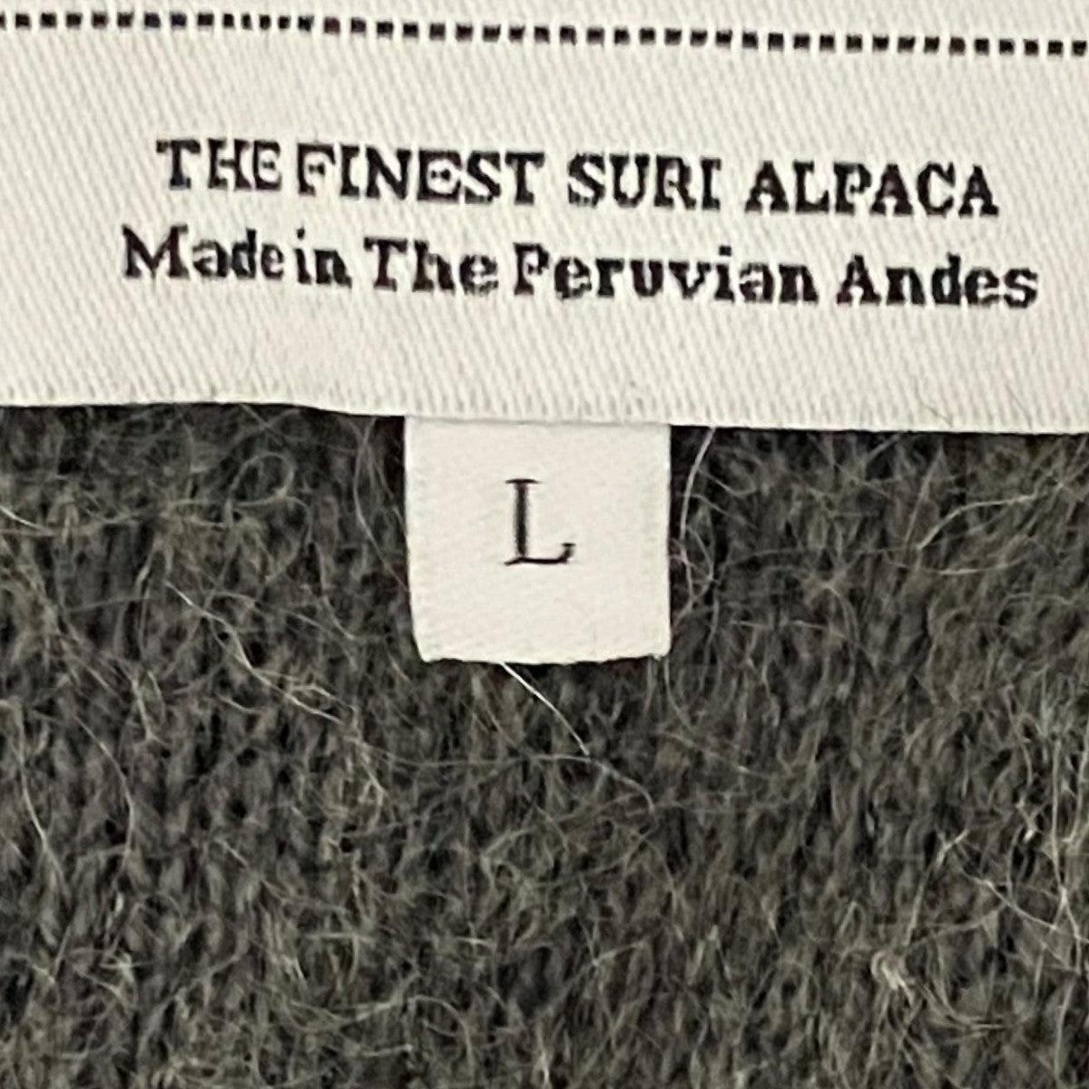 THE INOUE BROTHERS 【KNIT7 5-SURI-COTTON-CARDIGAN】コットンカーディガン 古着・中古-6枚目のアイテム画像