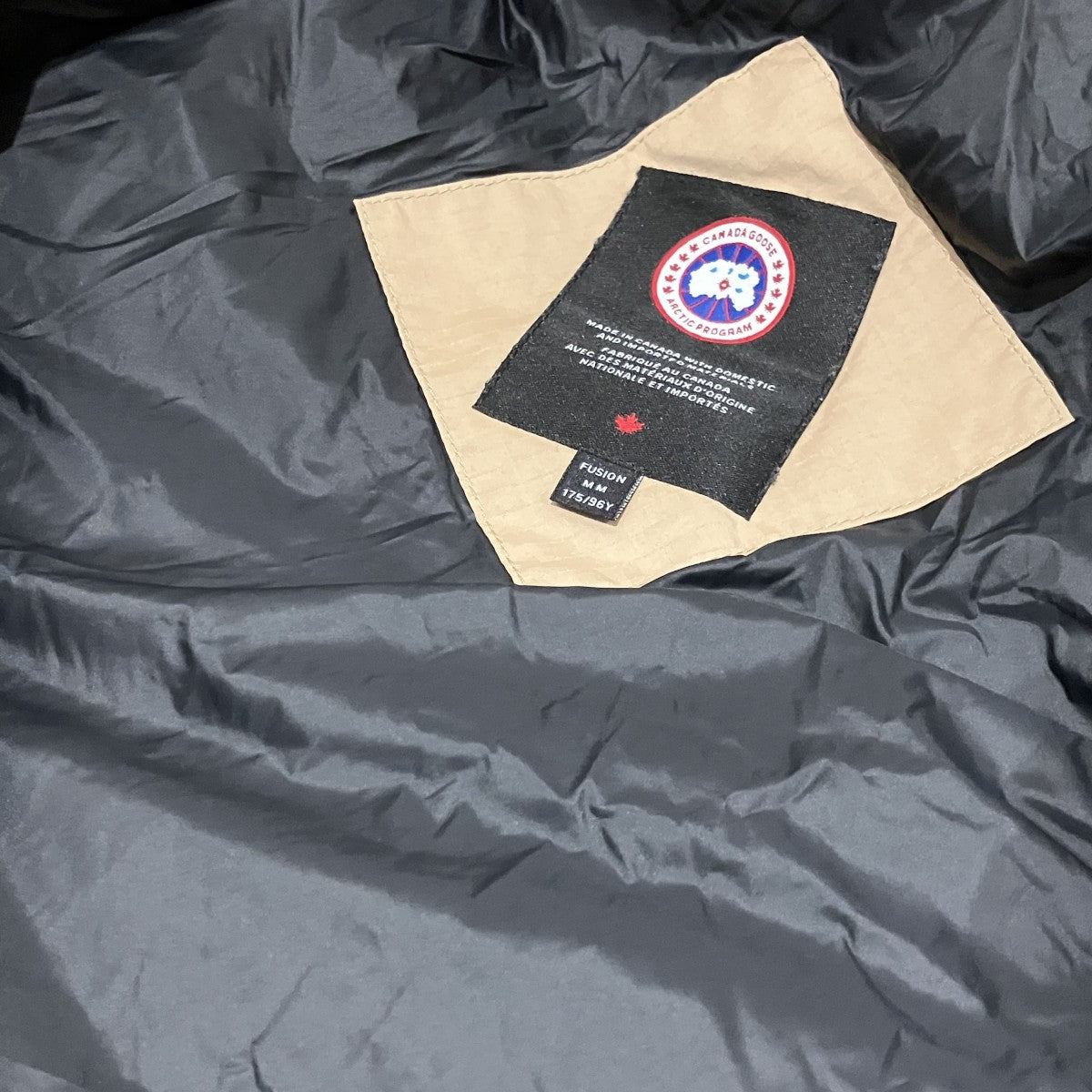 CANADA GOOSE Bernard Shirt Jacket Black Label Fusion Fitダウンジャケット2460MBA 古着・中古-7枚目のアイテム画像