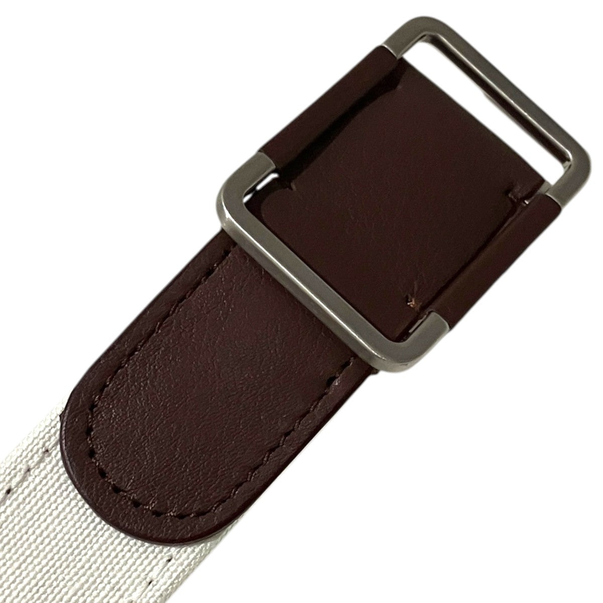 LORO PIANA キャンバス×レザーベルトFAN0098 古着・中古-3枚目のアイテム画像