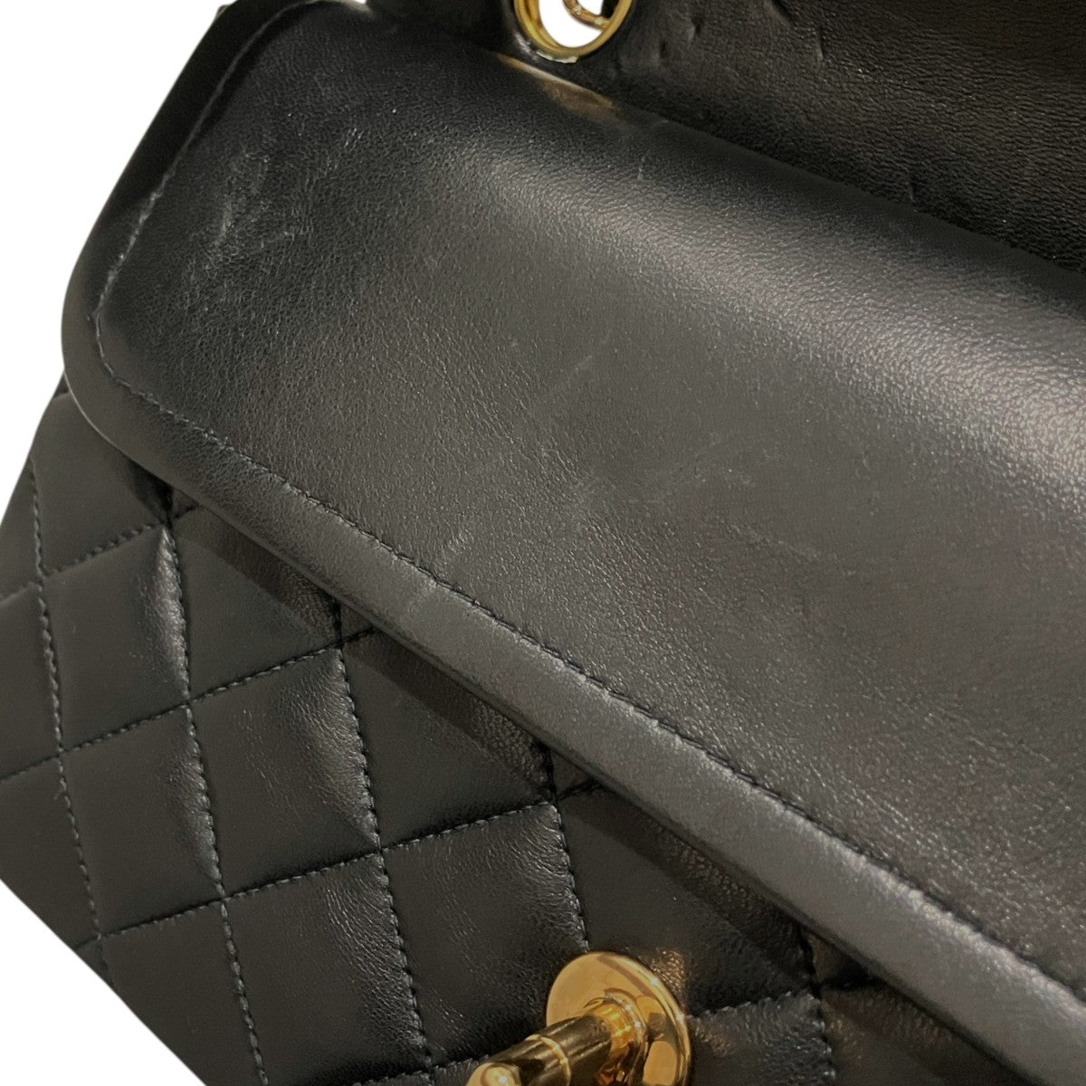 CHANEL 【マトラッセ23】ラムスキンダブルフラップチェーンショルダーバッグ 古着・中古-8枚目のアイテム画像