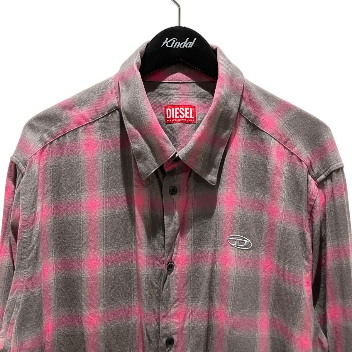 S-SIMPLY-CHECK-HGBTチェックシャツ