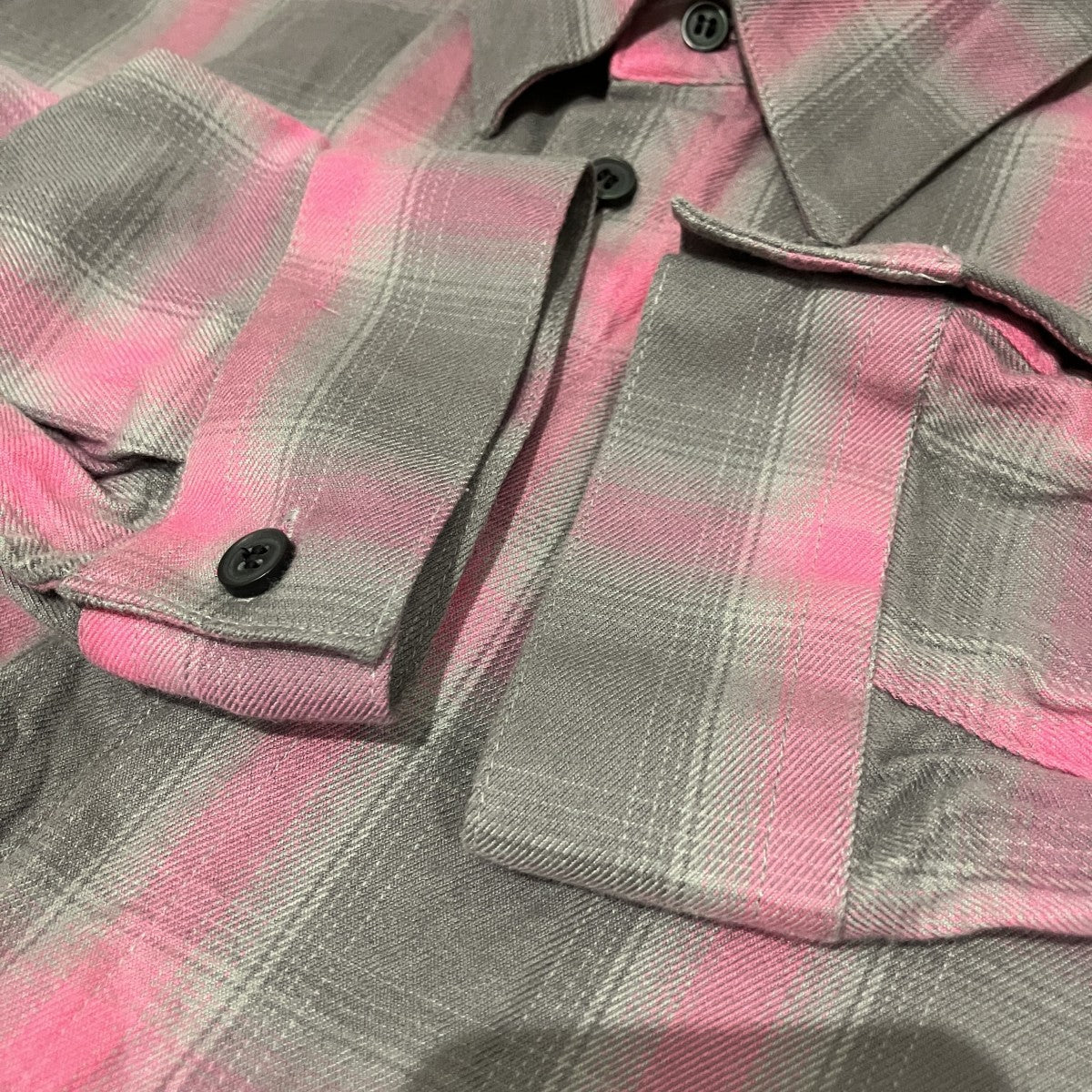 S-SIMPLY-CHECK-HGBTチェックシャツ