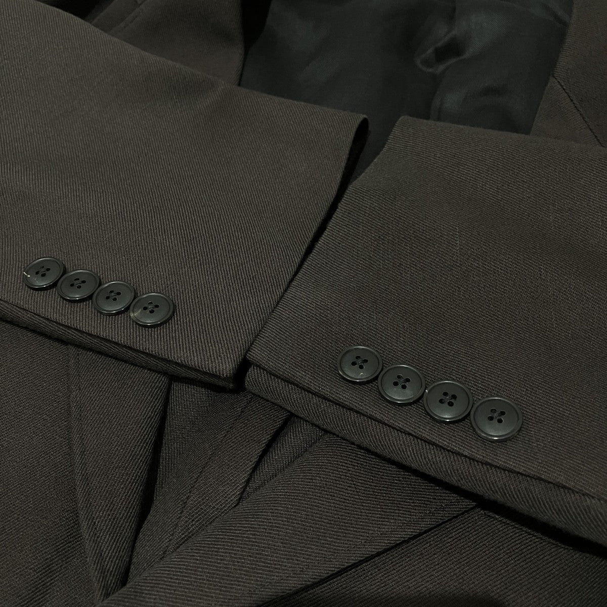 HEUGN ジャケットJACKET027 ｳｰﾙﾘﾈﾝ2Bｼﾞｬｹｯﾄ 古着・中古-5枚目のアイテム画像