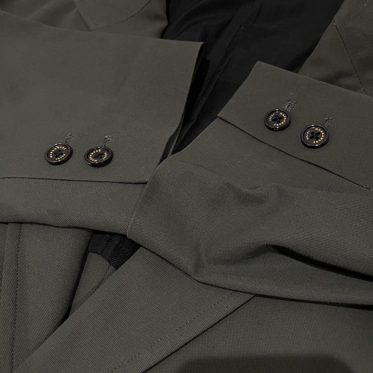 MARKAWARE ORGANIC COTTON VOILE YARN TWILL ALBERT JACKETテーラードジャケットA25A05JK01 古着・中古-5枚目のアイテム画像