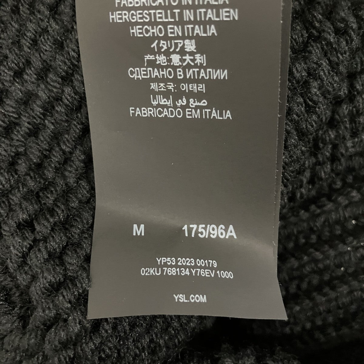 Saint Laurent Paris ハイネックニットワンピース768134 Y76EV 古着・中古-6枚目のアイテム画像