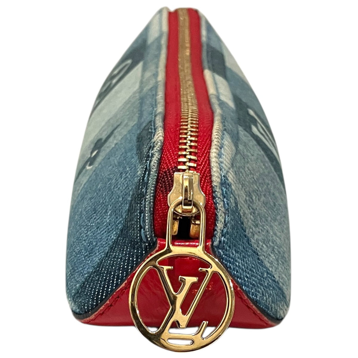 LOUIS VUITTON 【トゥルース エリザベット（モノグラム・デニム）】ペンシルケースGI0444 古着・中古-3枚目のアイテム画像