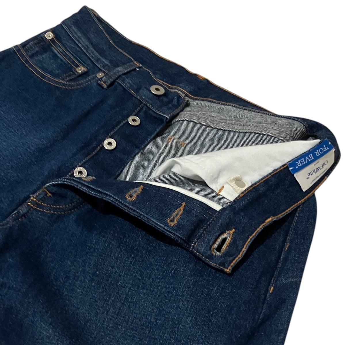 OFFWHITE 【Arr Zip Skate jeans】デニムパンツOMYA177C99DEN003 古着・中古-5枚目のアイテム画像