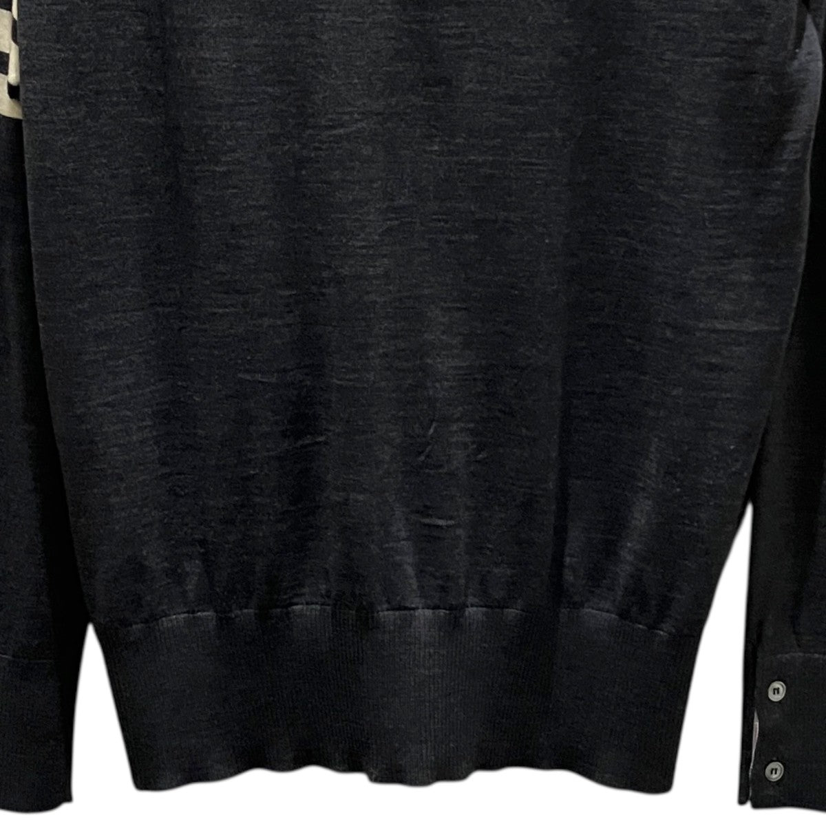 Thom Browne 【メリノウール 4-BAR クラシック カーディガン】薄手カーディガンMKC002A-00014022 古着・中古-4枚目のアイテム画像