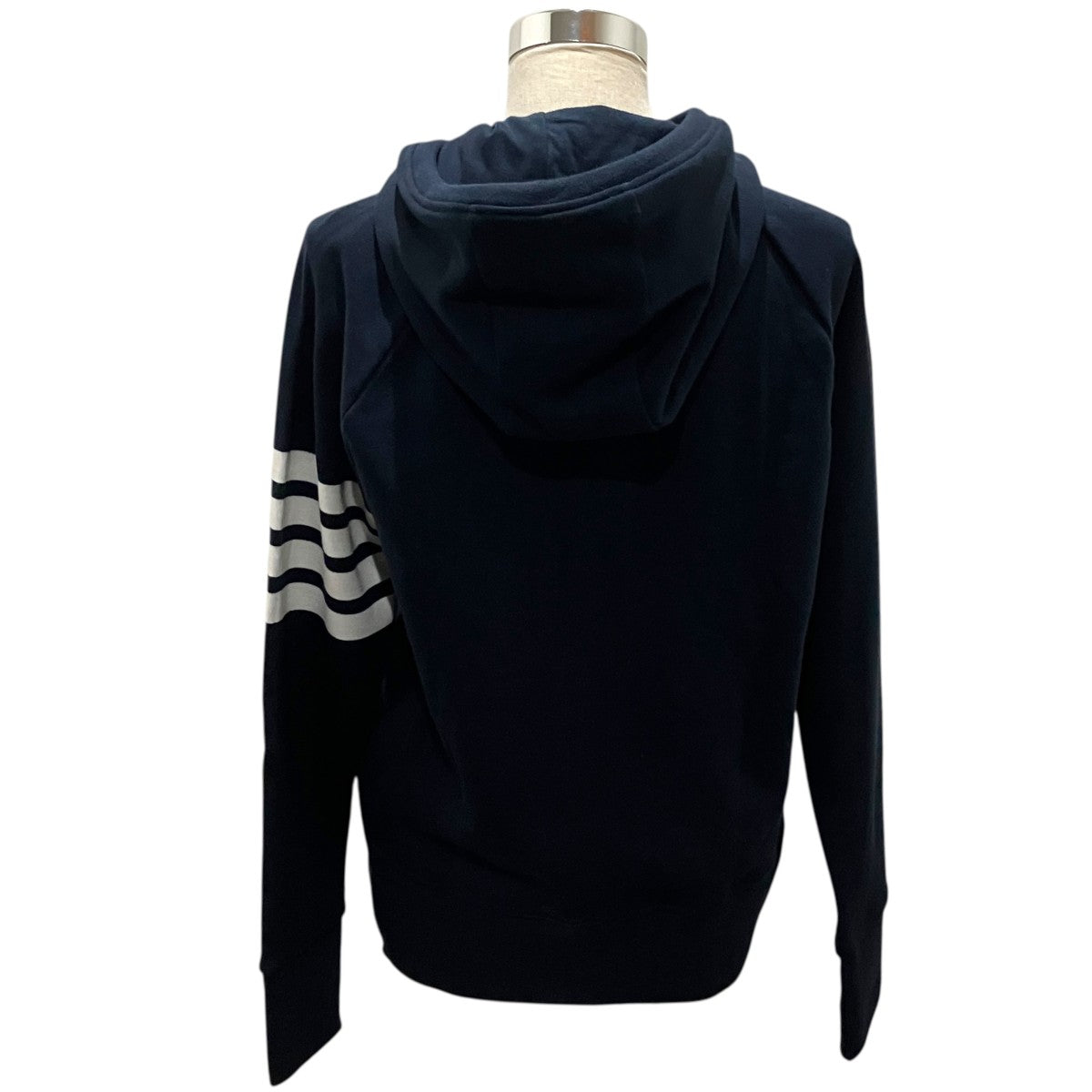 Thom Browne 【クラシック ループバック 4-BAR フルジップアップ フーディー】フードパーカーMJT022H-00535461 古着・中古-3枚目のアイテム画像