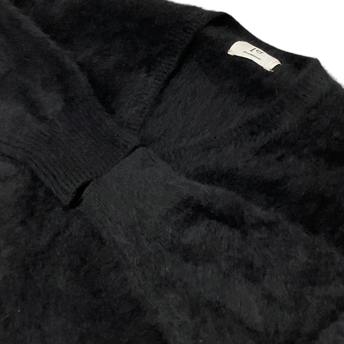 1er Arrondissement FOXカシミアVネックプルオーバーB1054AKW413 古着・中古-5枚目のアイテム画像