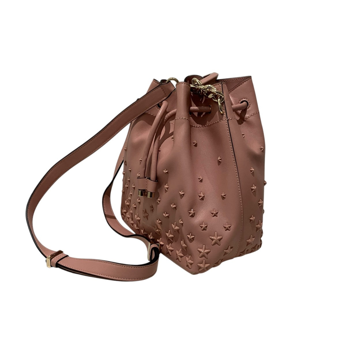 JIMMY CHOO ショルダーバッグBON BON BUCKET 古着・中古-1枚目のアイテム画像