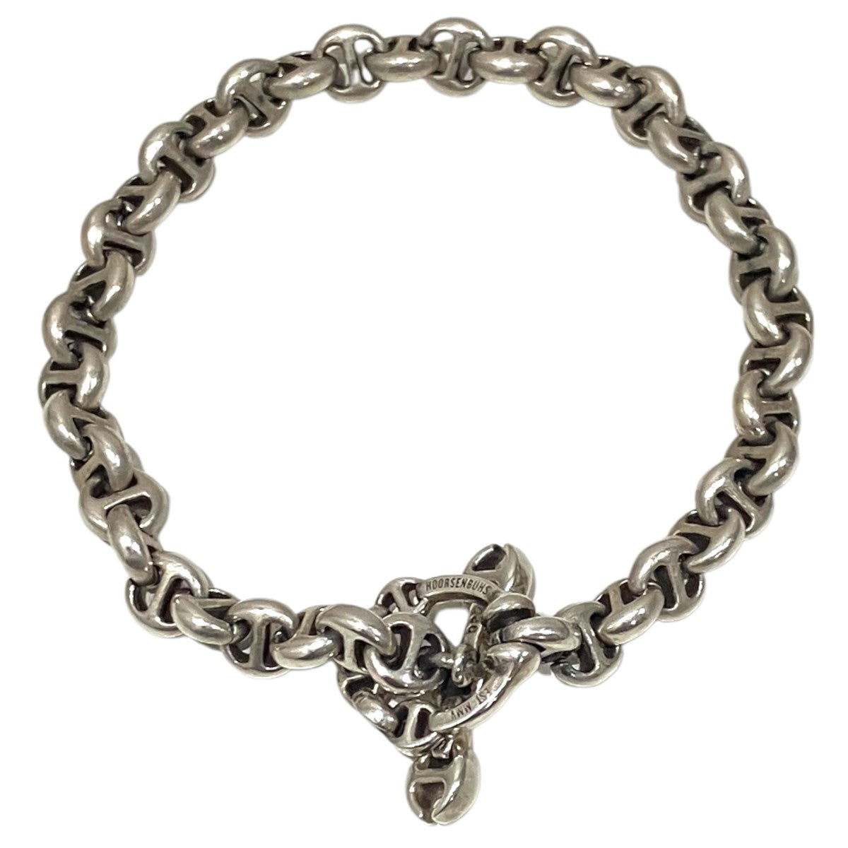 HOORSENBUHS 【5MM OPEN LINK】シルバーブレスレット 古着・中古-2枚目のアイテム画像