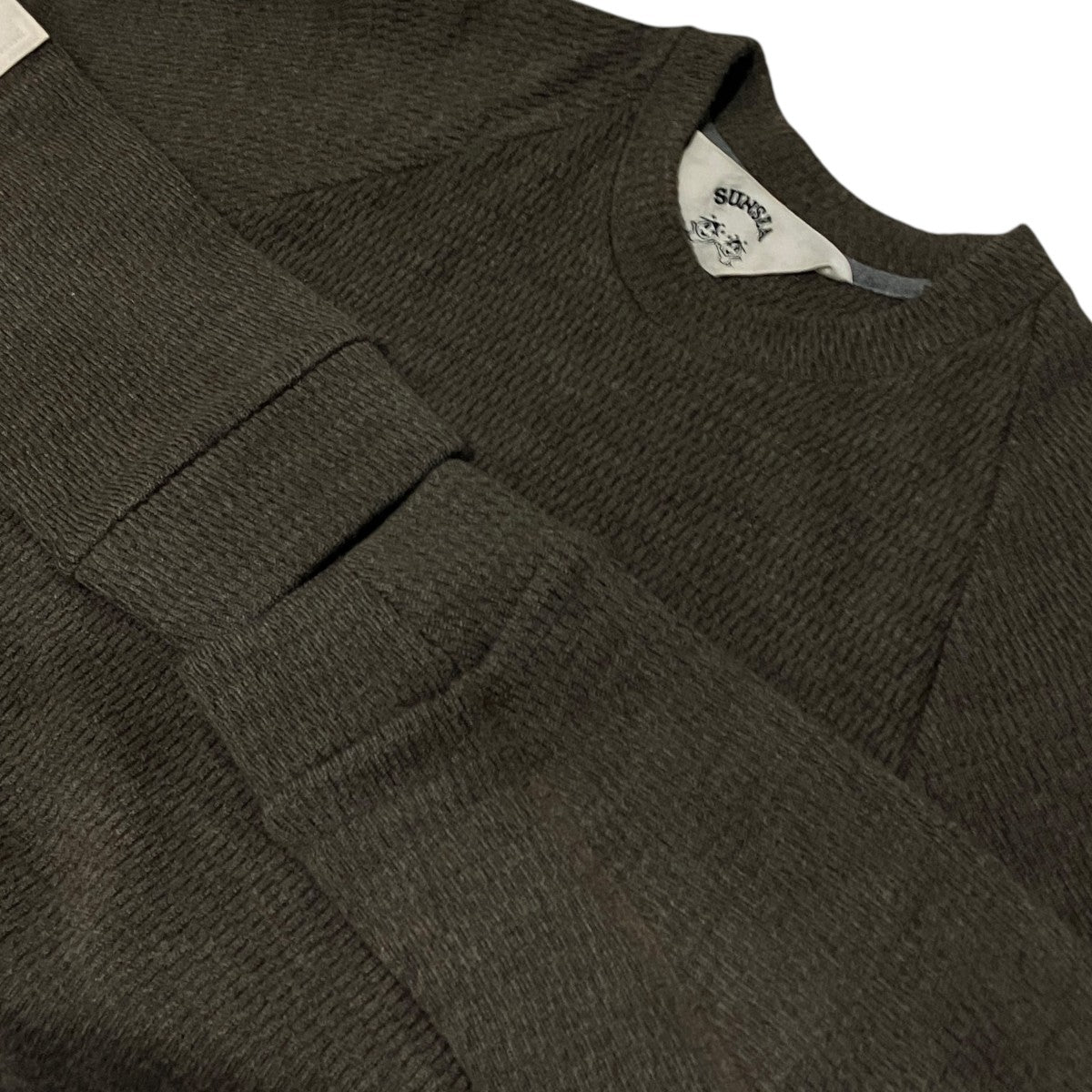 SUNSEA 【THERMAL SWEATER】厚手ニット18A15 古着・中古-5枚目のアイテム画像
