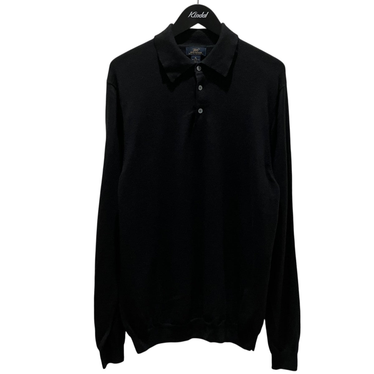 346 BROOKS BROTHERS ニットポロシャツ 古着・中古-1枚目のアイテム画像
