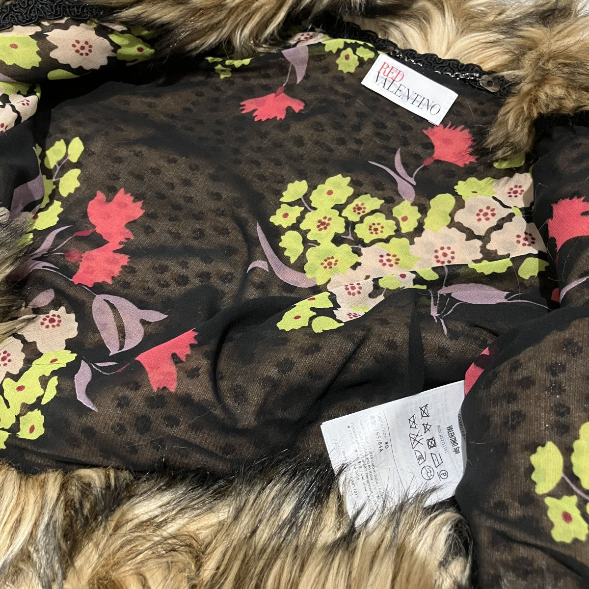 RED VALENTINO ファージャケット 古着・中古-6枚目のアイテム画像
