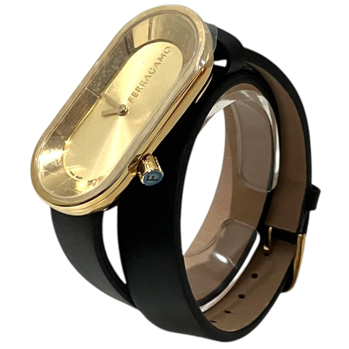 Ferragamo 【CURVE】腕時計SFK3 古着・中古-1枚目のアイテム画像