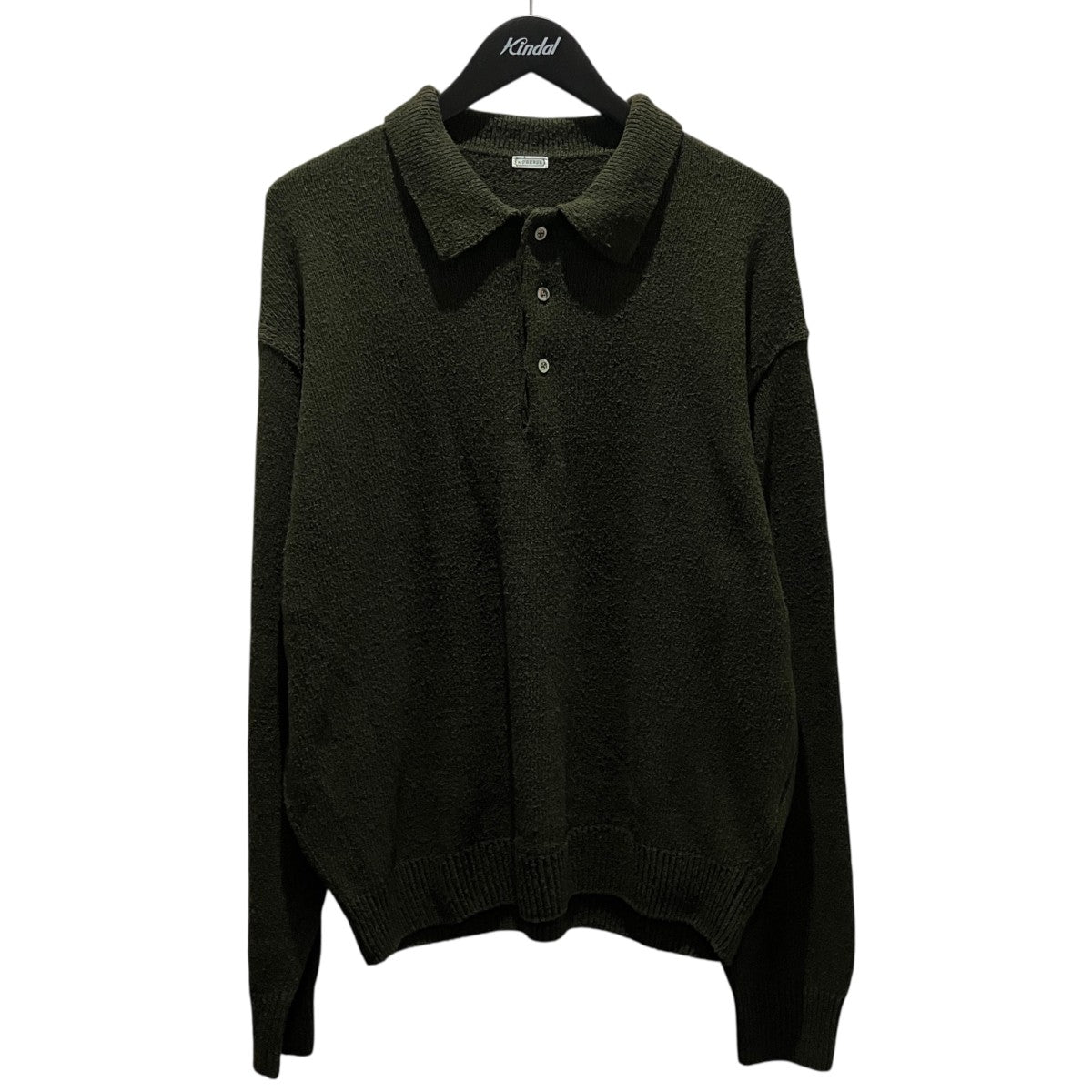 A．PRESSE 【Washed Silk Nep Polo Shirt】ニットポロシャツ26SAP-03-09 古着・中古-1枚目のアイテム画像
