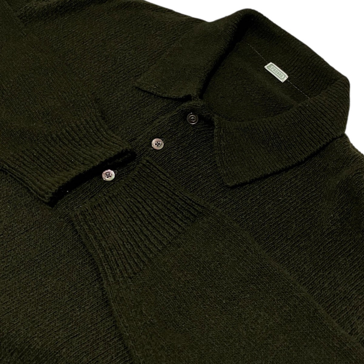 A．PRESSE 【Washed Silk Nep Polo Shirt】ニットポロシャツ26SAP-03-09 古着・中古-5枚目のアイテム画像