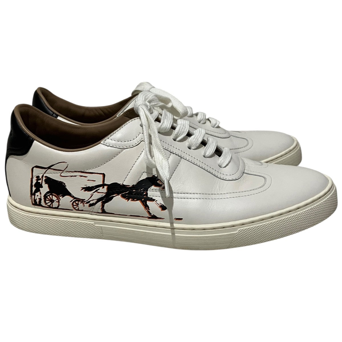 HERMES レザースニーカー 古着・中古-4枚目のアイテム画像