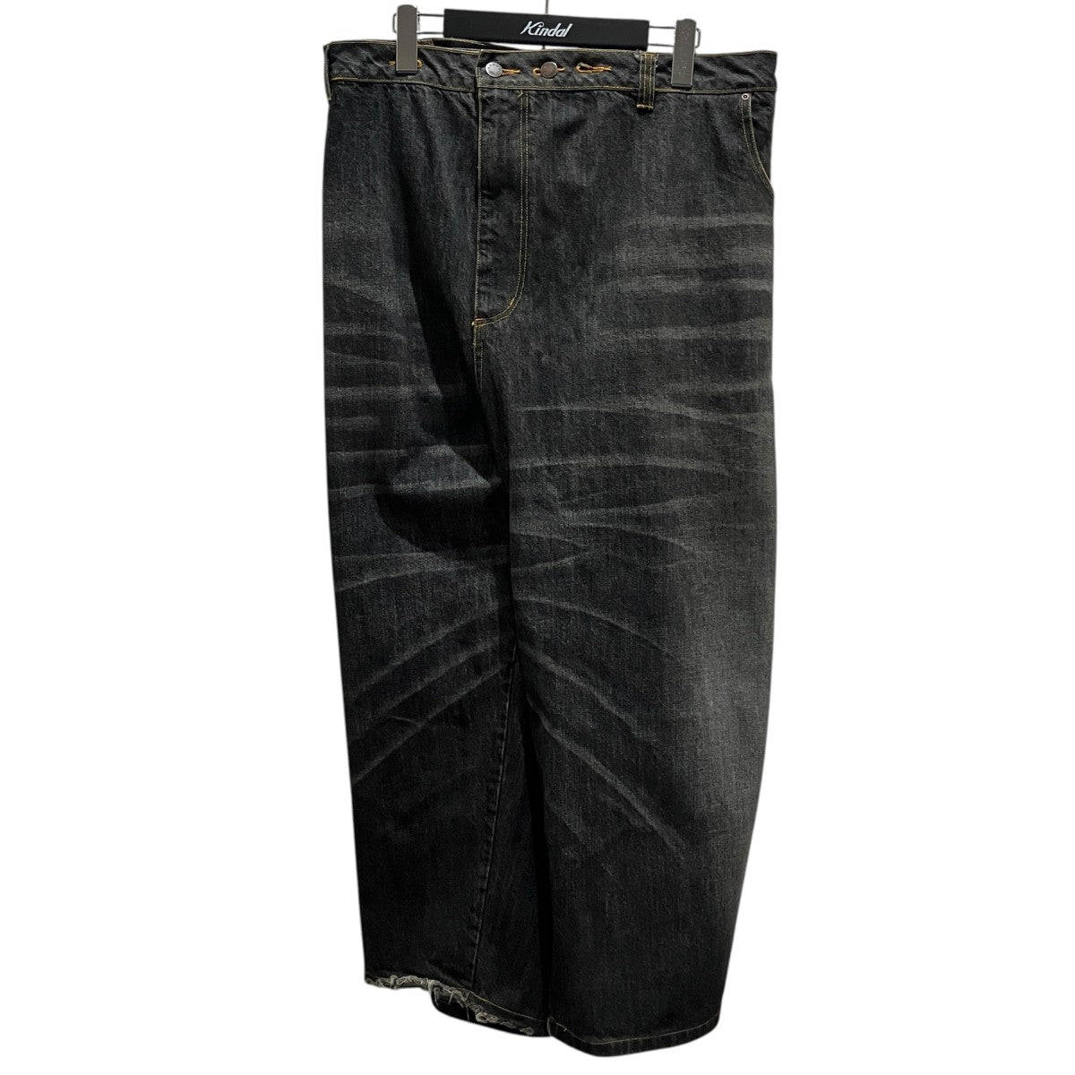 ORIMI 【OVERLAP BUGGY DENIM PANTS】変形デニムパンツA25206 古着・中古-1枚目のアイテム画像