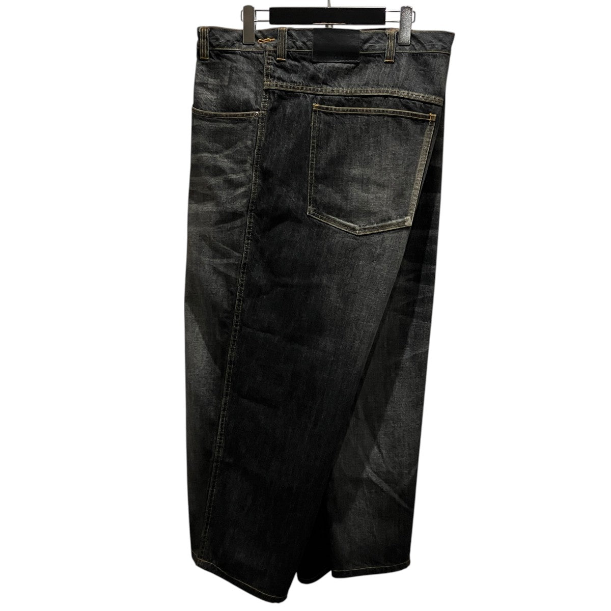 ORIMI 【OVERLAP BUGGY DENIM PANTS】変形デニムパンツA25206 古着・中古-2枚目のアイテム画像