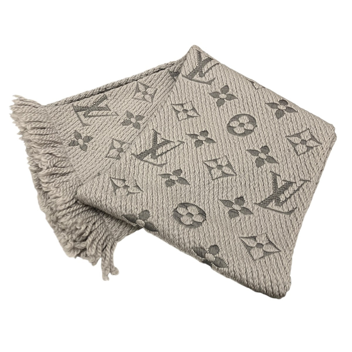 LOUIS VUITTON ロゴマニアマフラーM74742 古着・中古-1枚目のアイテム画像