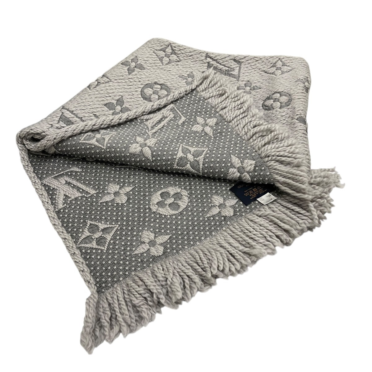 LOUIS VUITTON ロゴマニアマフラーM74742 古着・中古-2枚目のアイテム画像