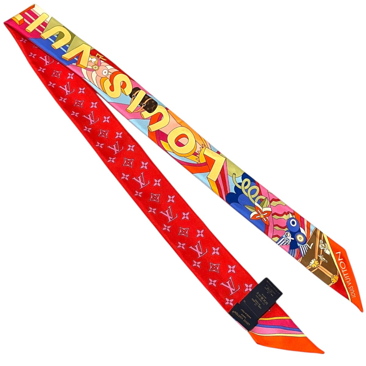 LOUIS VUITTON 【バンドーBB･LVワンダーランド】シルクスカーフM98310 古着・中古-2枚目のアイテム画像