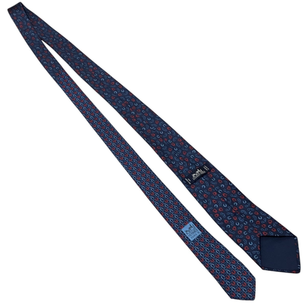 HERMES 【フェール・ラッキー】シルクネクタイ6338HA 古着・中古-4枚目のアイテム画像