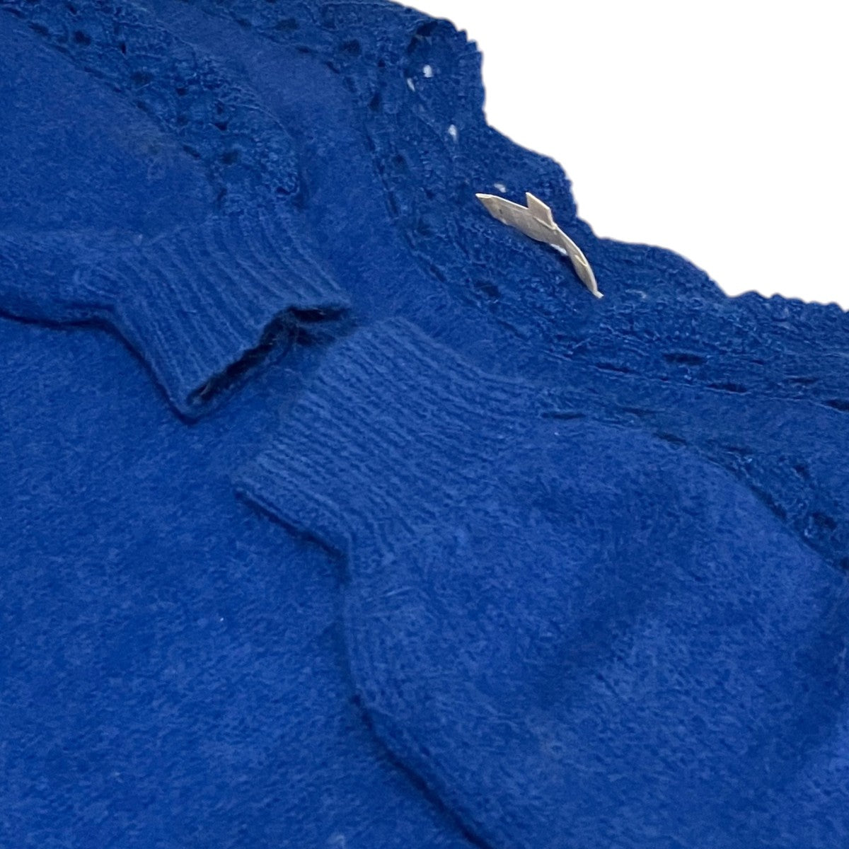 LA MAILLE SEZANE モヘヤニットセーターS232PUL067B 古着・中古-4枚目のアイテム画像