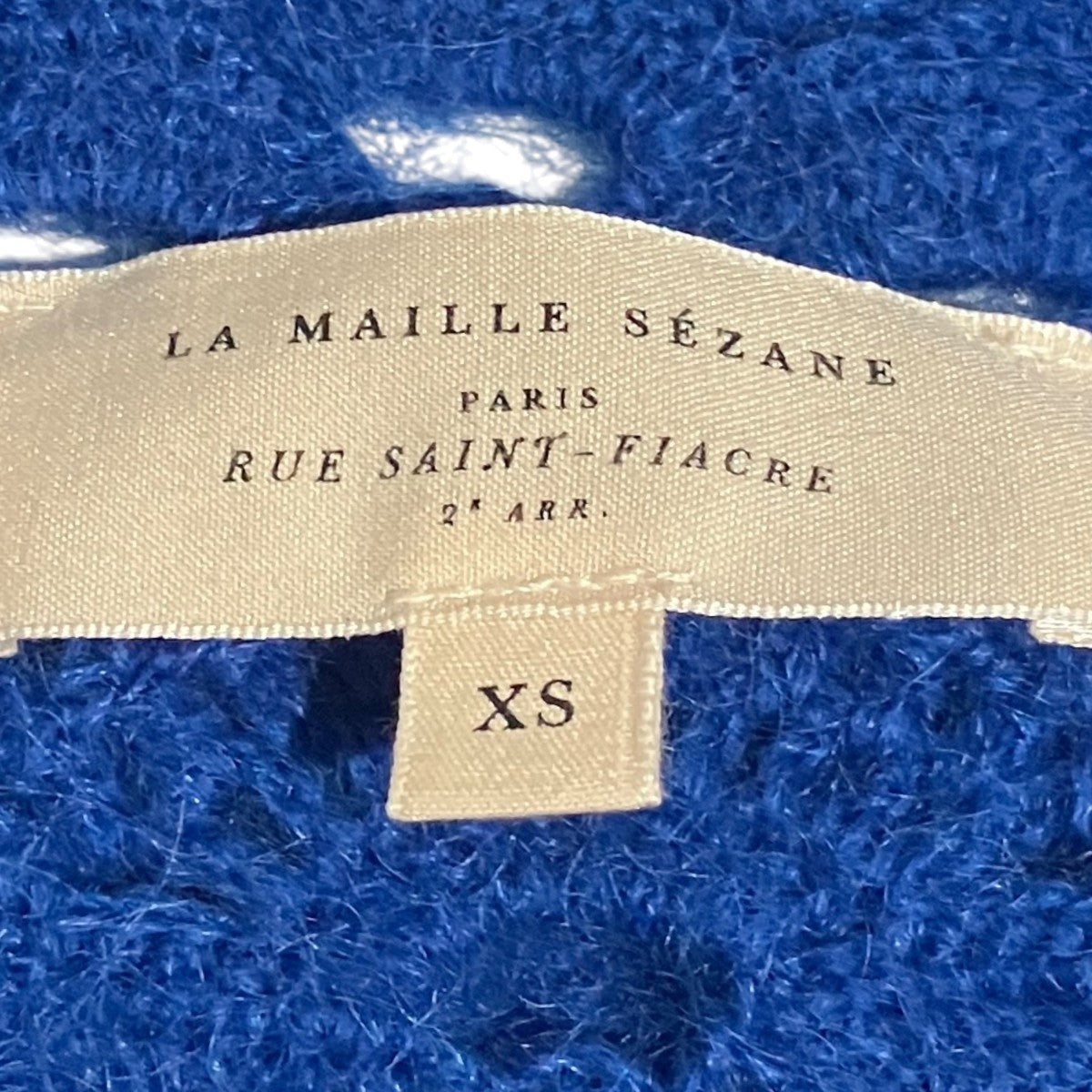 LA MAILLE SEZANE モヘヤニットセーターS232PUL067B 古着・中古-6枚目のアイテム画像